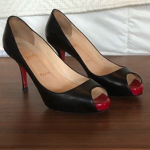 Christian Louboutin Peep Toe Pumps